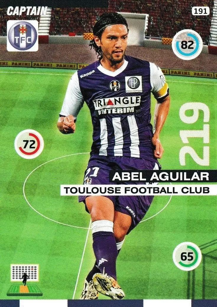 Adrenalyn XL : 2015-2016 (France) - Abel Aguilar - Toulouse Football Club