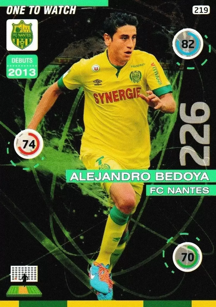 Adrenalyn XL : 2015-2016 (France) - Alejandro Bedoya - FC Nantes