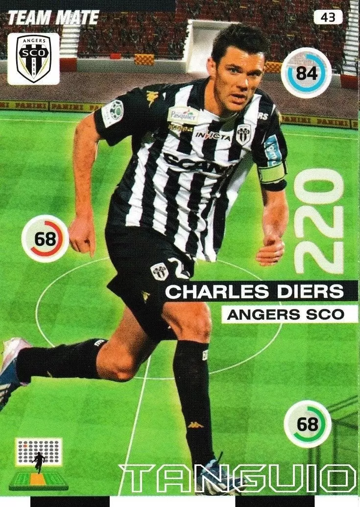 Adrenalyn XL : 2015-2016 (France) - Charles Diers - Angers SCO