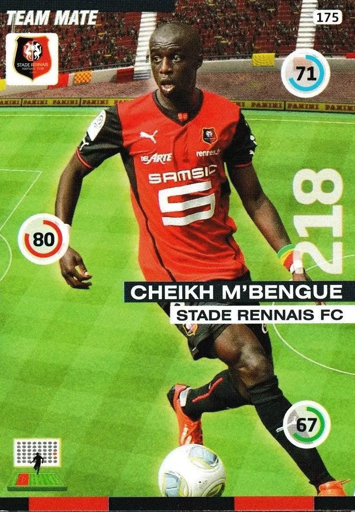 Adrenalyn XL : 2015-2016 (France) - Cheikh M\'bengue - Stade Rennais FC