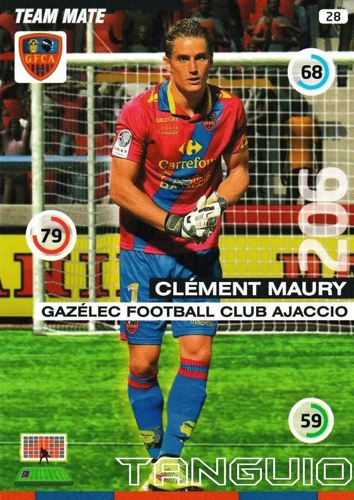 Adrenalyn XL : 2015-2016 (France) - Clément Maury - Gazélec Football Club Ajaccio
