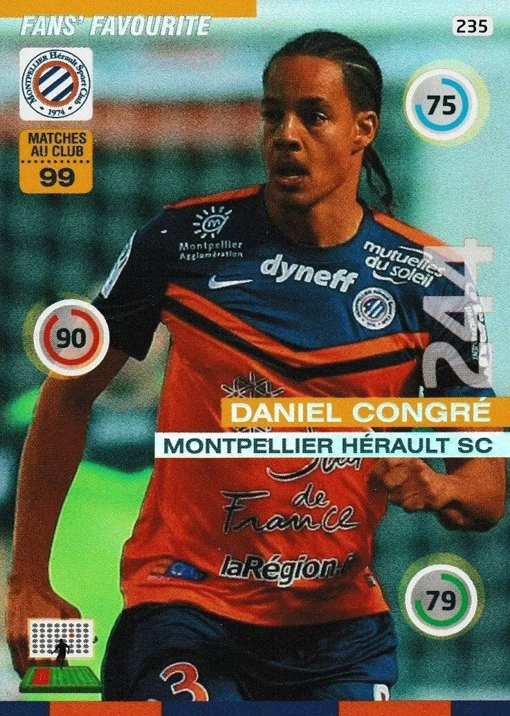 Adrenalyn XL : 2015-2016 (France) - Daniel Congre - Montpellier Hérault SC