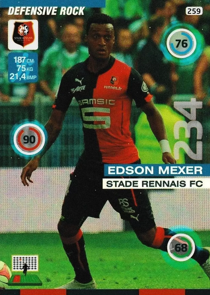 Adrenalyn XL : 2015-2016 (France) - Edson Mexer - Stade Rennais FC