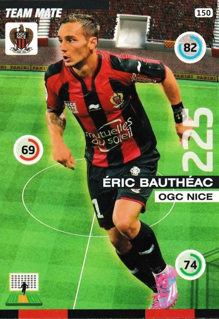 Adrenalyn XL : 2015-2016 (France) - Eric Bautheac - OGC Nice