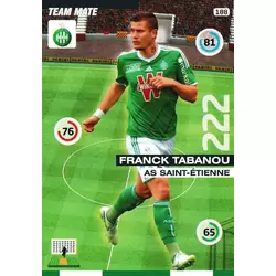 FRANCK TABANOU TOULOUSE.FC TFC TRADING CARDS ADRENALYN PANINI FOOT 2013 