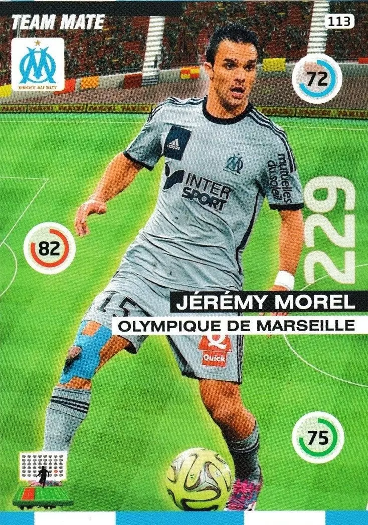 Adrenalyn XL : 2015-2016 (France) - Jeremy Morel - Olympique de Marseille