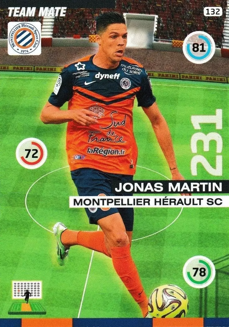 Adrenalyn XL : 2015-2016 (France) - Jonas Martin - Montpellier Hérault SC
