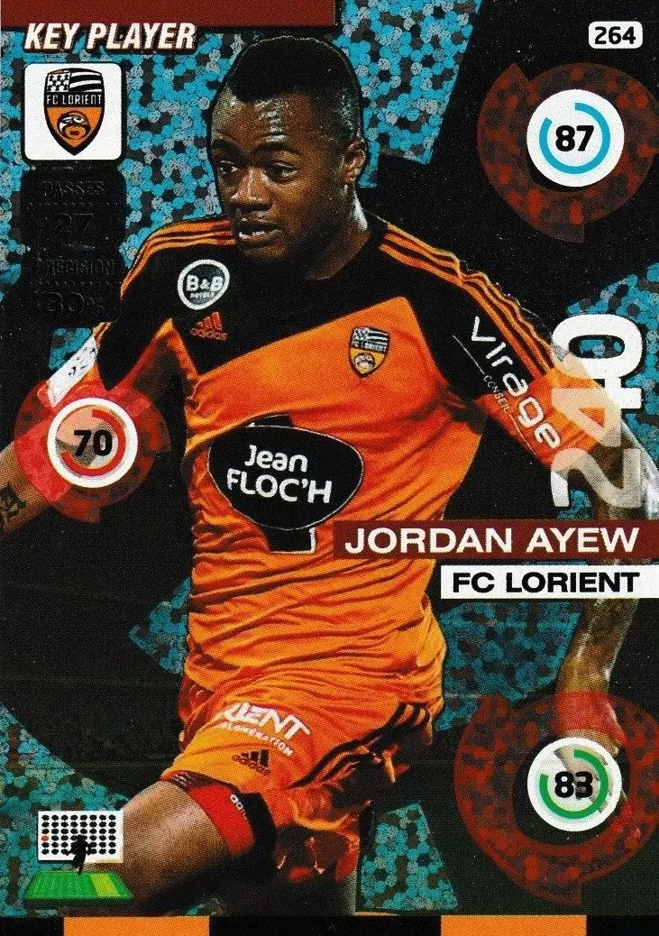 Adrenalyn XL : 2015-2016 (France) - Jordan Ayew - FC Lorient