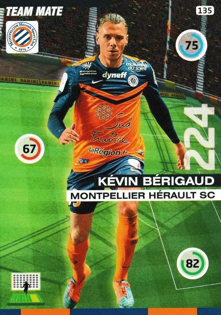Adrenalyn XL : 2015-2016 (France) - Kevin Berigaud - Montpellier Hérault SC