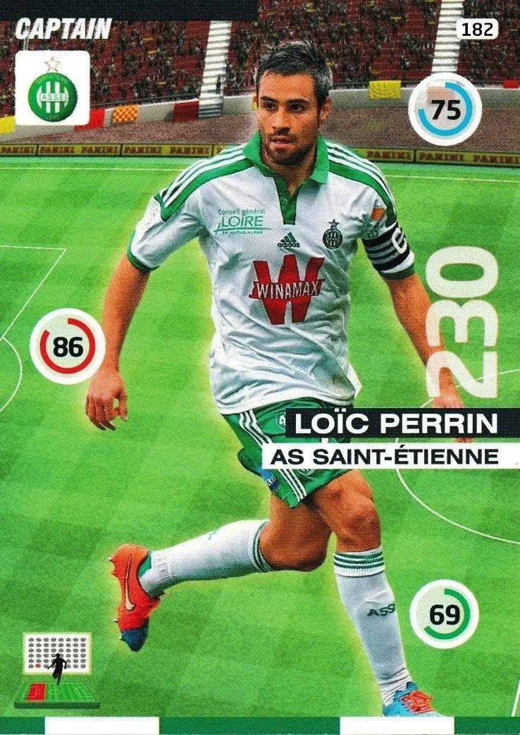 Adrenalyn XL : 2015-2016 (France) - Loic Perrin - AS Saint-Étienne