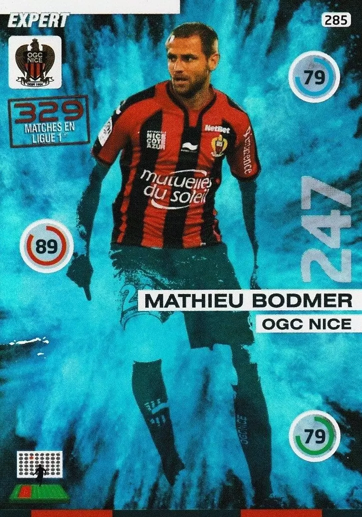 Adrenalyn XL : 2015-2016 (France) - Mathieu Bodmer - OGC Nice