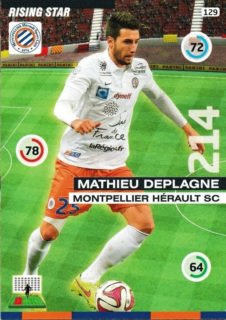 Adrenalyn XL : 2015-2016 (France) - Mathieu Deplagne - Montpellier Hérault SC