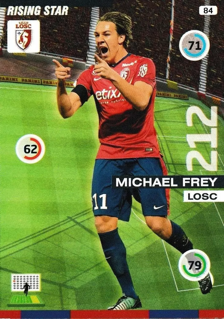Adrenalyn XL : 2015-2016 (France) - Michael Frey - Lille Olympique SC