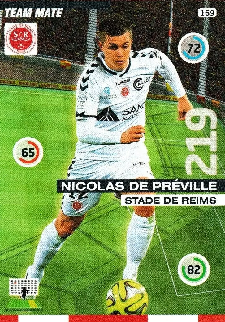 Adrenalyn XL : 2015-2016 (France) - Nicolas De Preville - Stade de Reims
