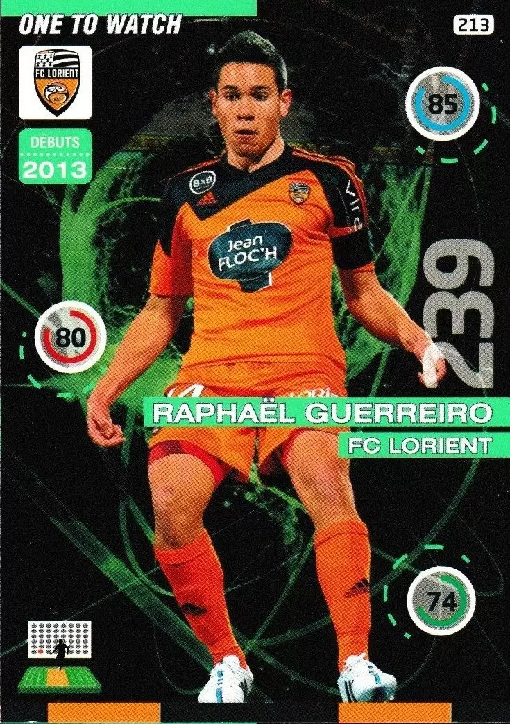 Adrenalyn XL : 2015-2016 (France) - Raphaël Guerreiro - FC Lorient
