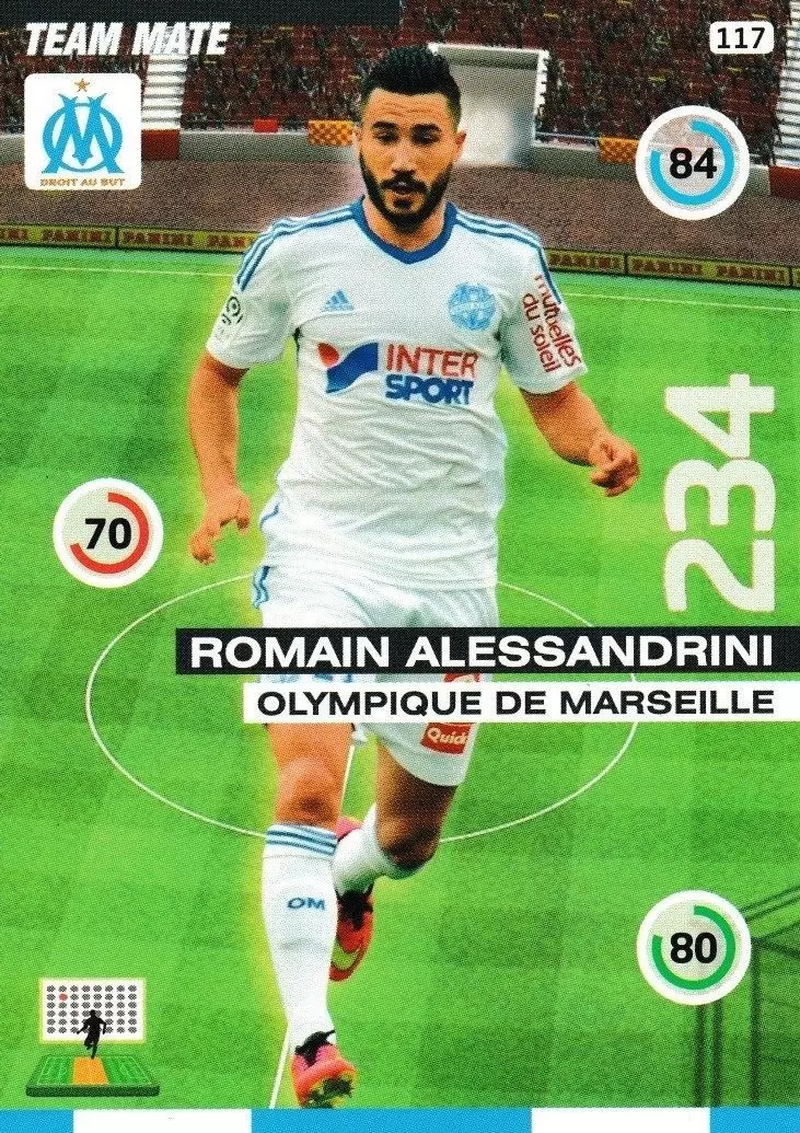 Adrenalyn XL : 2015-2016 (France) - Romain Alessandrini - Olympique de Marseille