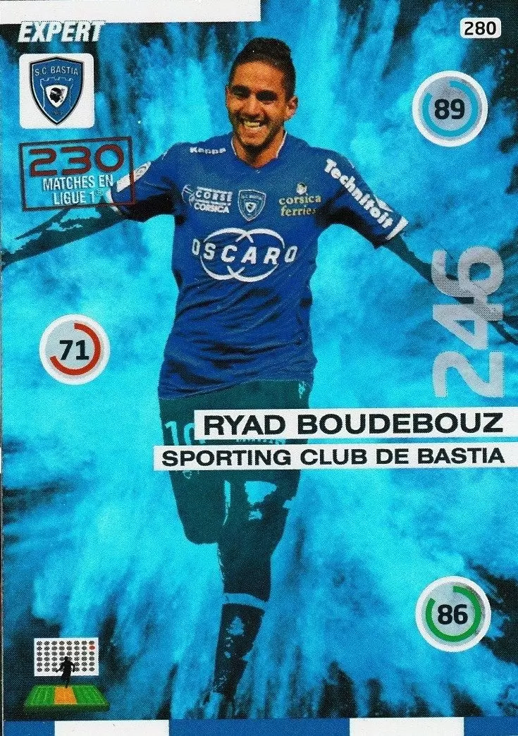 Adrenalyn XL : 2015-2016 (France) - Ryad Boudebouz - Sporting Club de Bastia