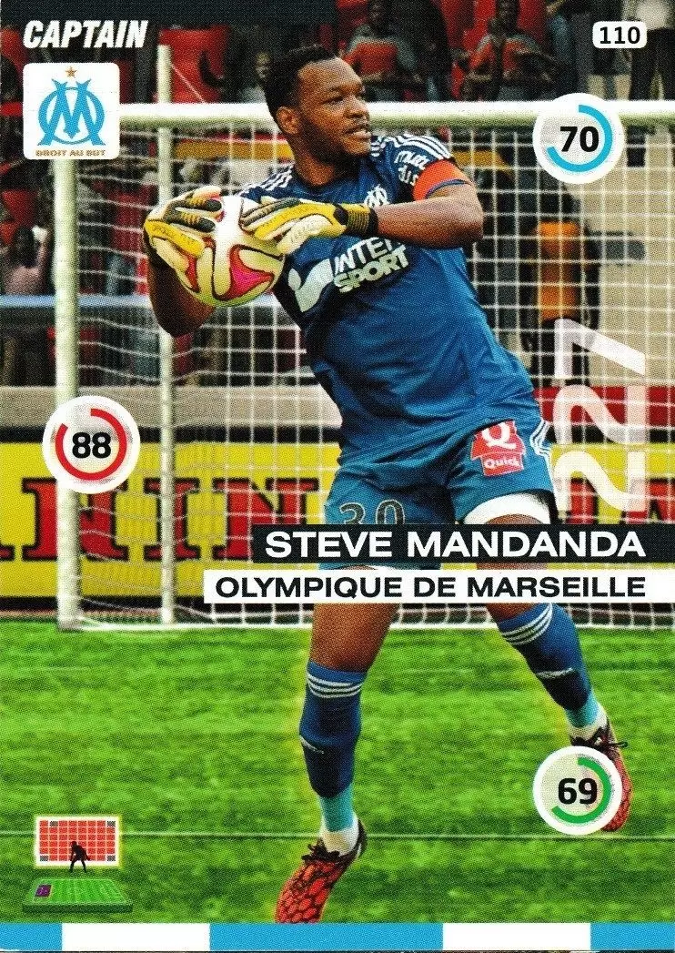 Adrenalyn XL : 2015-2016 (France) - Steve Mandanda - Olympique de Marseille
