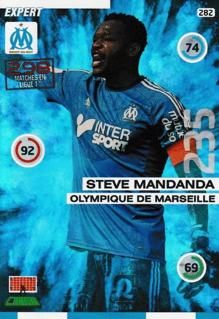 Adrenalyn XL : 2015-2016 (France) - Steve Mandanda - Olympique de Marseille
