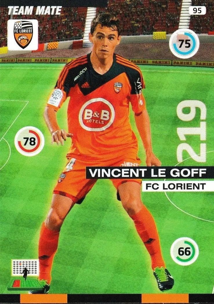 Adrenalyn XL : 2015-2016 (France) - Vincent Le Goff - FC Lorient