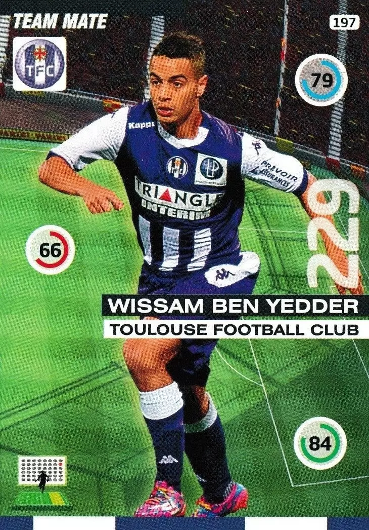 Adrenalyn XL : 2015-2016 (France) - Wissam Ben Yedder - Toulouse Football Club
