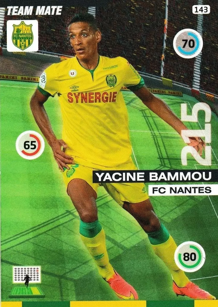 Adrenalyn XL : 2015-2016 (France) - Yacine Bammou - FC Nantes
