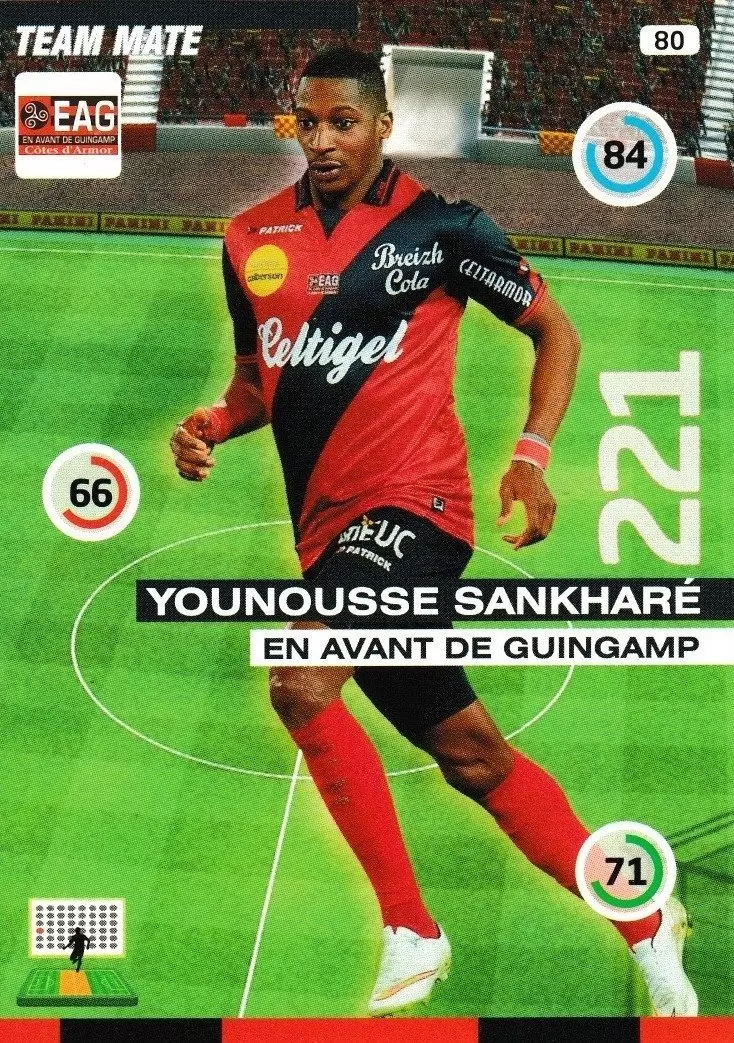 Adrenalyn XL : 2015-2016 (France) - Younousse Sankhare - En Avant de Guingamp