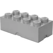 Rangements LEGO - LEGO Storage Brick 8 - Medium Stone Grey