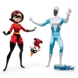 Incredibles - Elastigirl, Jack-Jack & Frozone