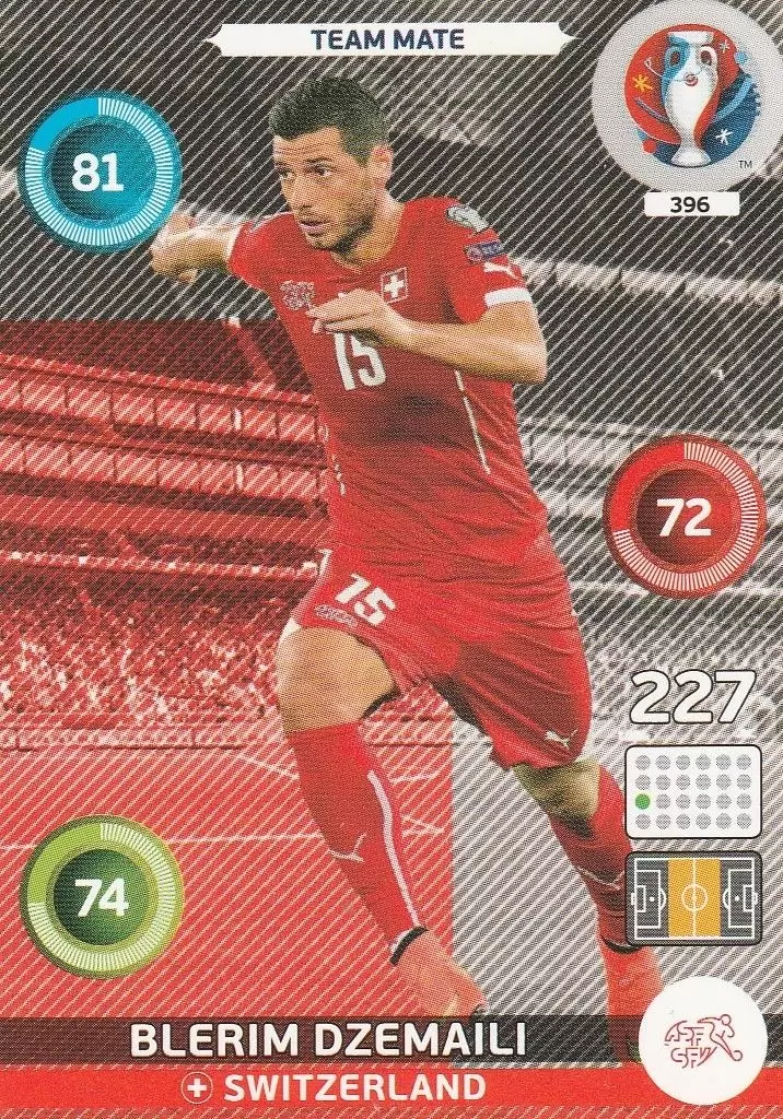 Adrenalyn XL - Euro 2016 - Blerim Dzemaili - Switzerland