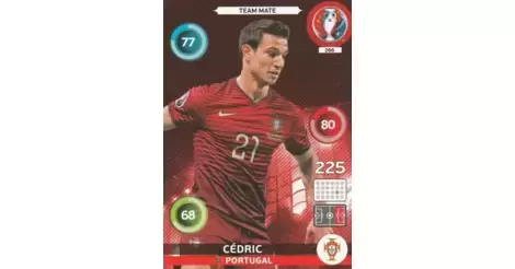 Panini Adrenalyn Trading Card Fußball EM 2016 Nr 266 Cedric Portugal Bild NEU 