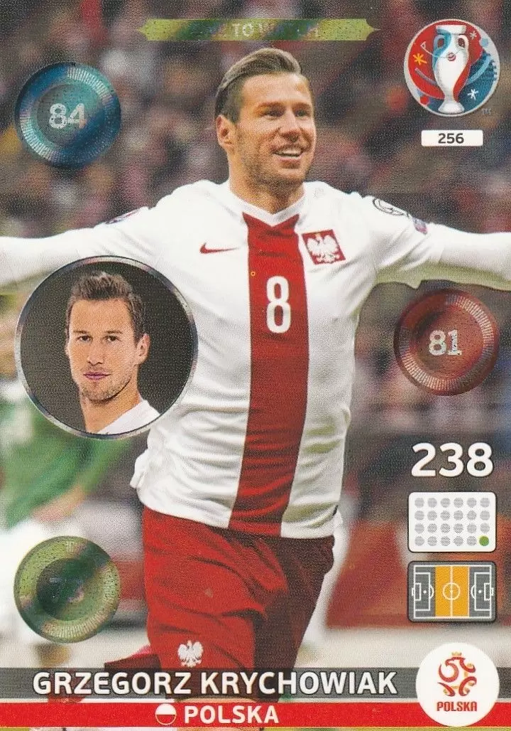 Adrenalyn XL - Euro 2016 - Grzegorz Krychowiak - Polska