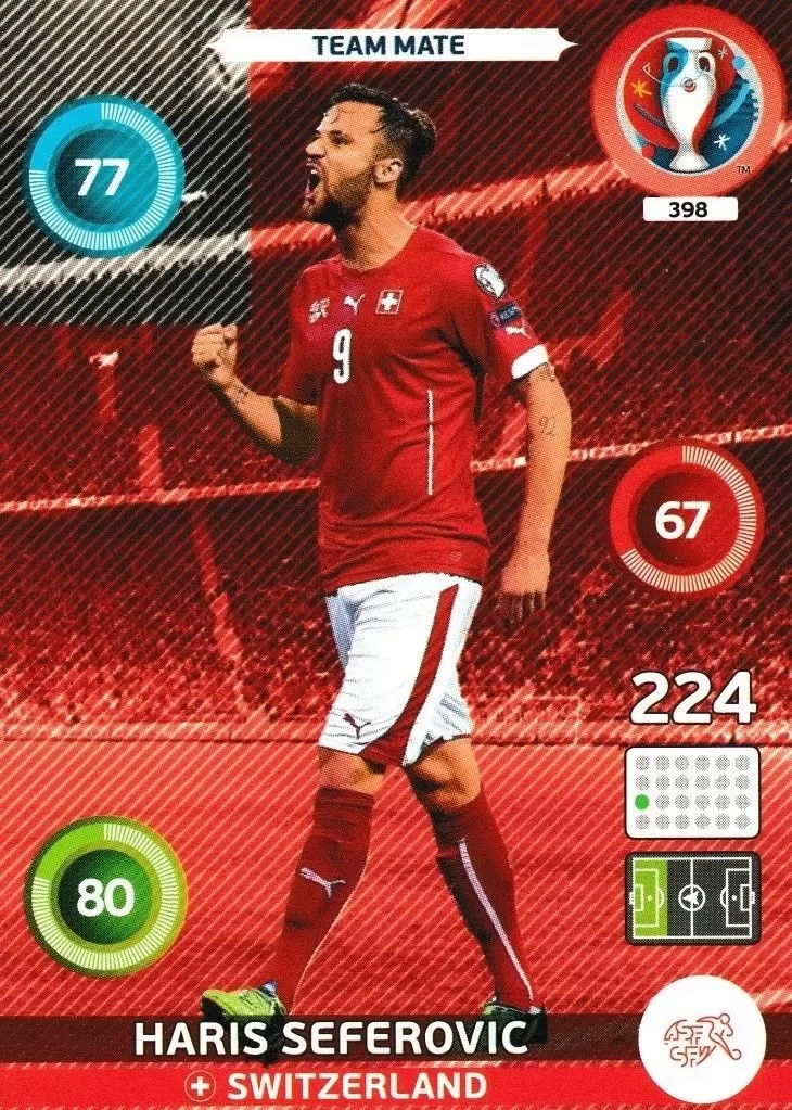 Adrenalyn XL - Euro 2016 - Haris Seferović - Switzerland