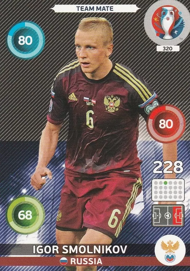Adrenalyn XL - Euro 2016 - Igor Smolnikov - Russia