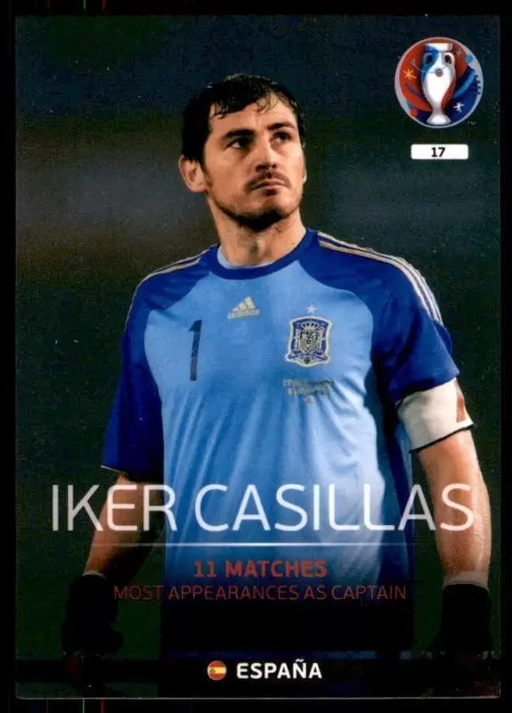 Adrenalyn XL - Euro 2016 - Iker Casillas - España