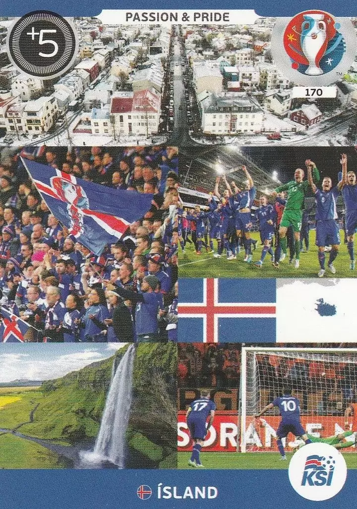 Adrenalyn XL - Euro 2016 - Passion & Pride - Ísland