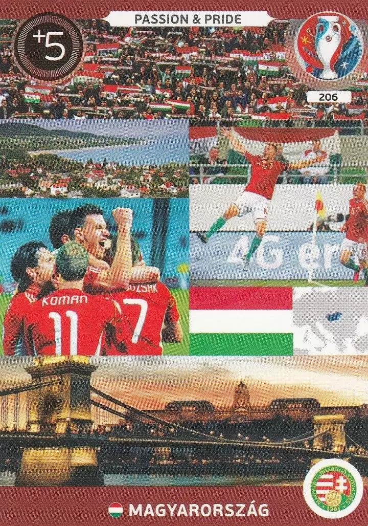 Adrenalyn XL - Euro 2016 - Passion & Pride - Magyarország