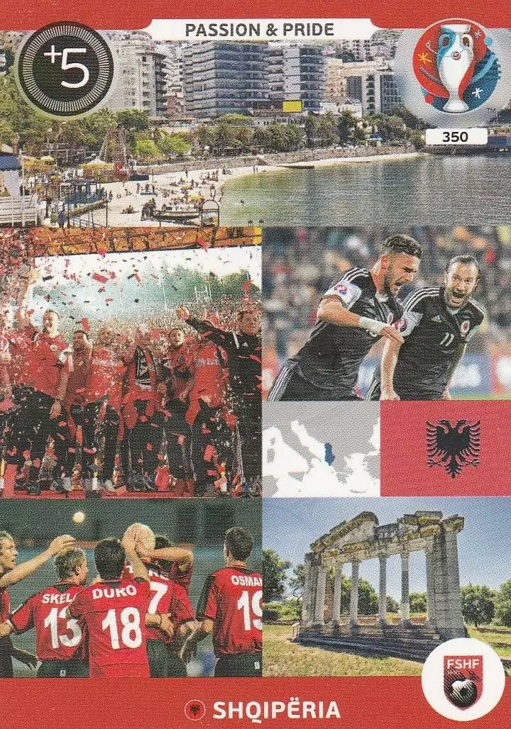 Adrenalyn XL - Euro 2016 - Passion & Pride - Shqipëria