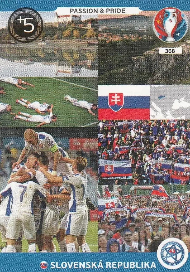 Adrenalyn XL - Euro 2016 - Passion & Pride - Slovenská Republika