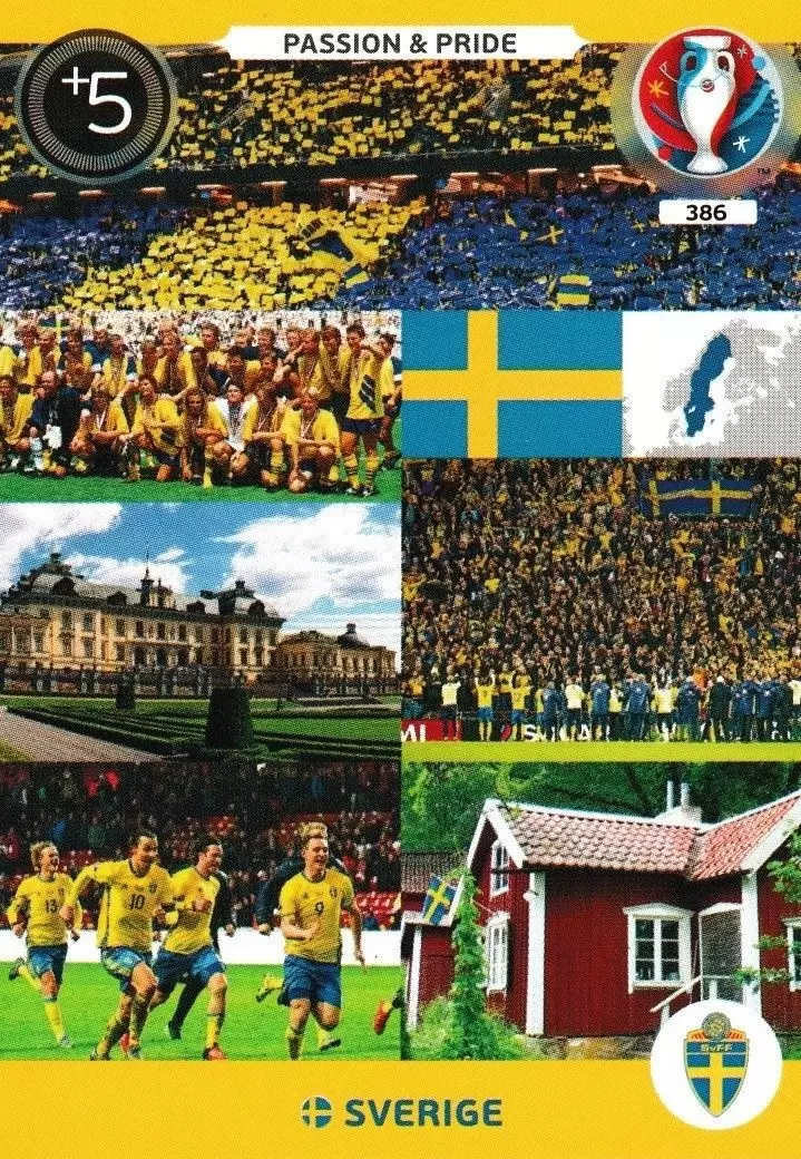 Adrenalyn XL - Euro 2016 - Passion & Pride - Sverige