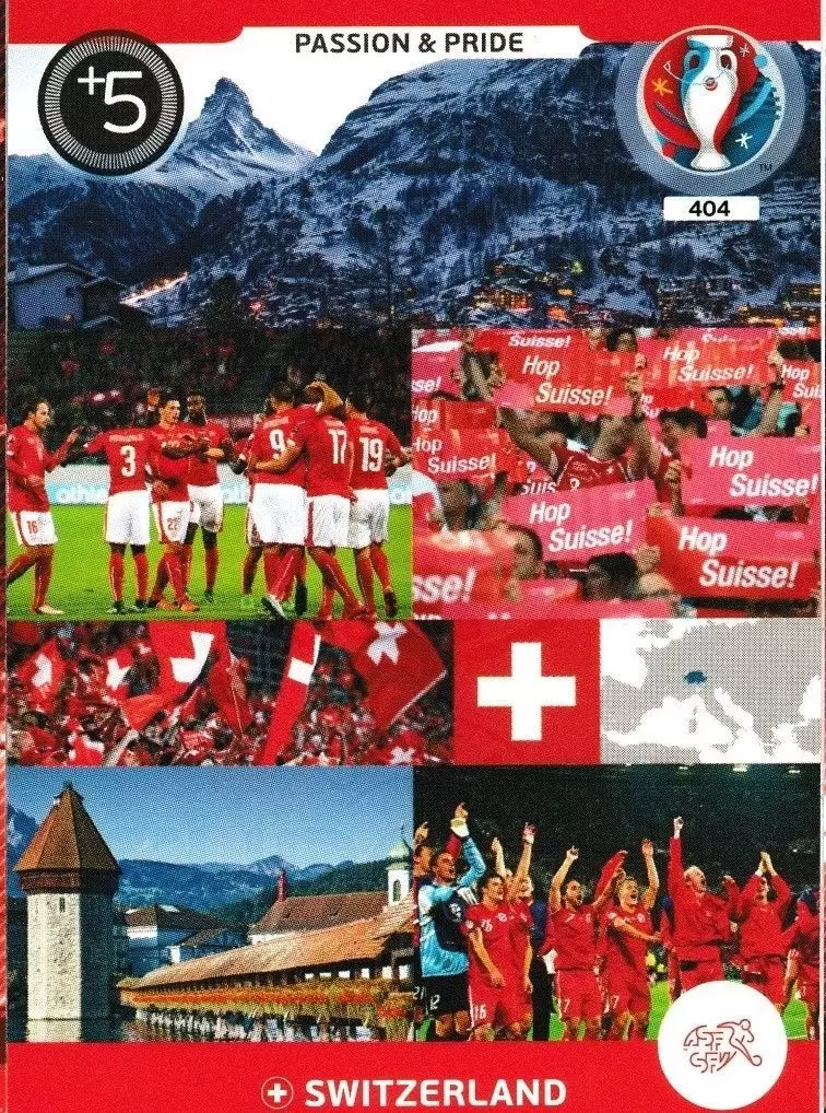 Adrenalyn XL - Euro 2016 - Passion & Pride - Switzerland