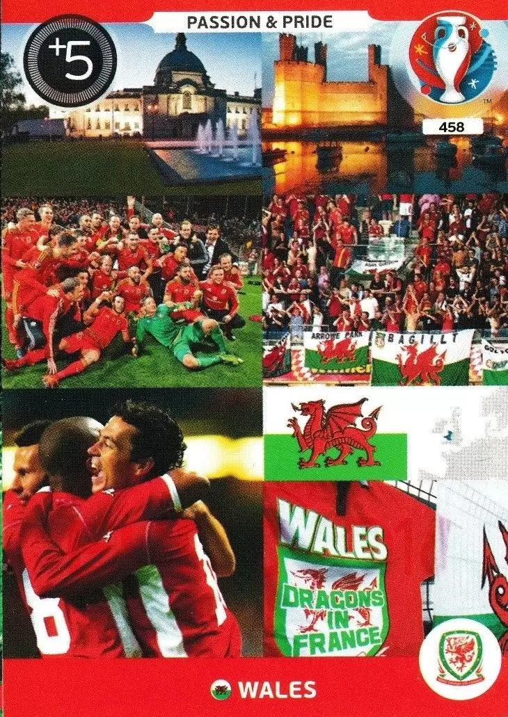 Adrenalyn XL - Euro 2016 - Passion & Pride - Wales