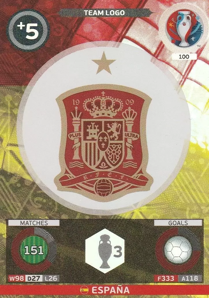 Adrenalyn XL - Euro 2016 - Team Logo - España