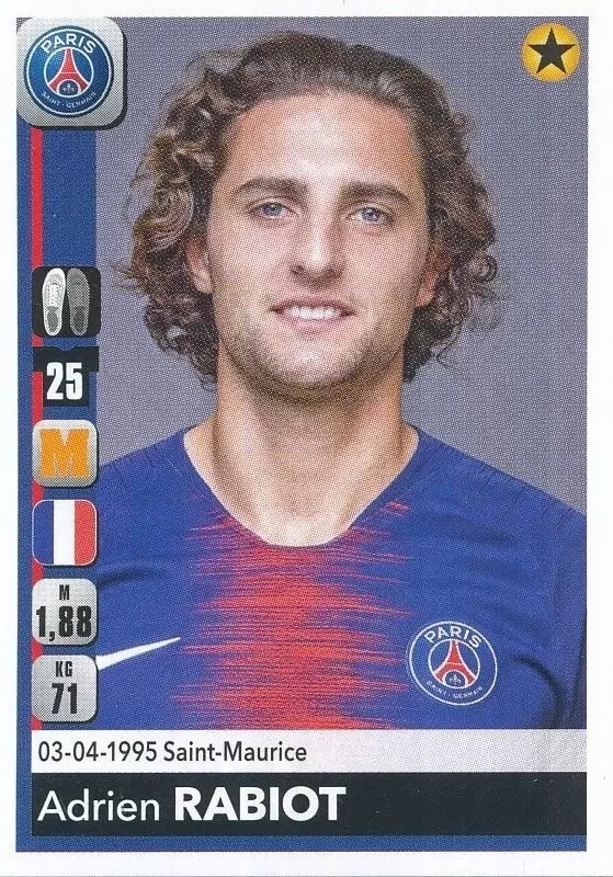 Championnat de France 2018-2019 - Adrien Rabiot - Paris Saint-Germain