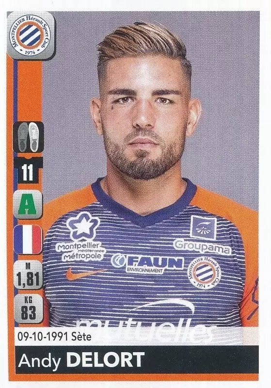 Championnat de France 2018-2019 - Andy Delort - Montpellier Hérault SC