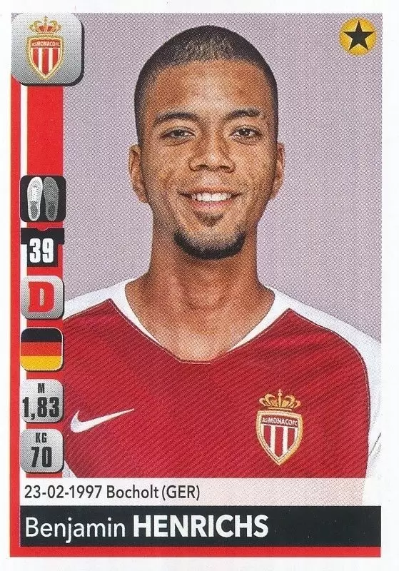 Championnat de France 2018-2019 - Benjamin Henrichs - AS Monaco