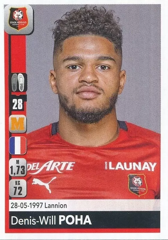 Championnat de France 2018-2019 - Denis-Will Poha - Stade Rennais FC