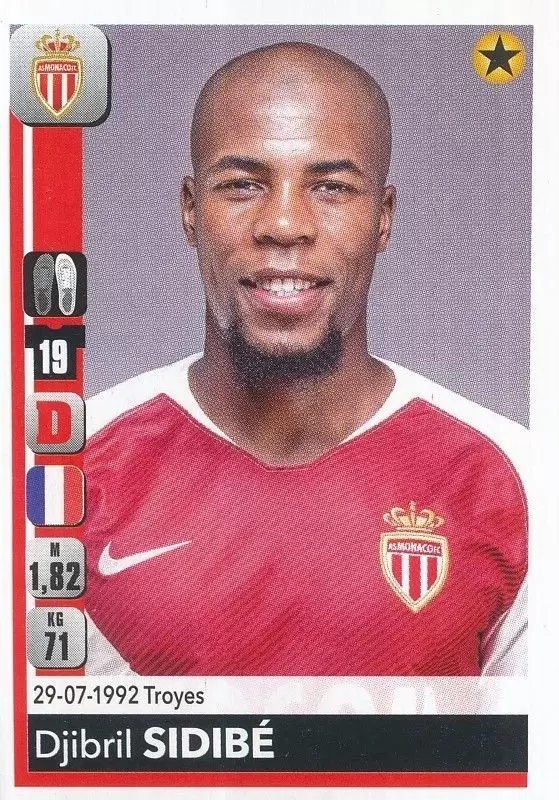 Championnat de France 2018-2019 - Djibril Sidibé - AS Monaco