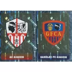 Écussons (AC Ajaccio / Gazélec FC Ajaccio) - AC Ajaccio / Gazélec FC Ajaccio