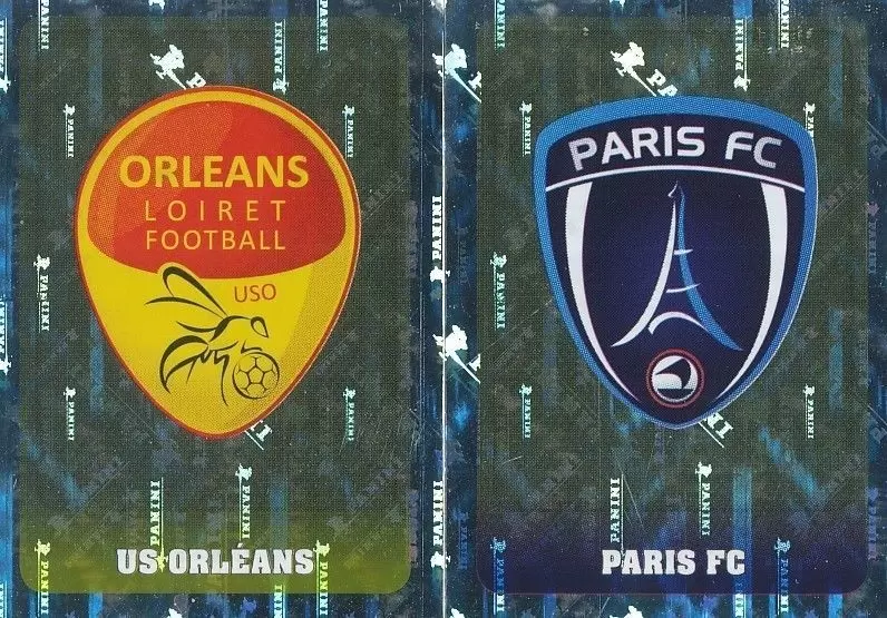 Championnat de France 2018-2019 - Écussons (US Orléans / Paris FC) - US Orléans / Paris FC